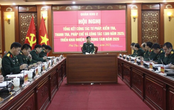 Nâng cao hiệu quả kiểm tra, thanh tra, giữ vững kỷ cương trong lực lượng vũ trang Quân khu 2